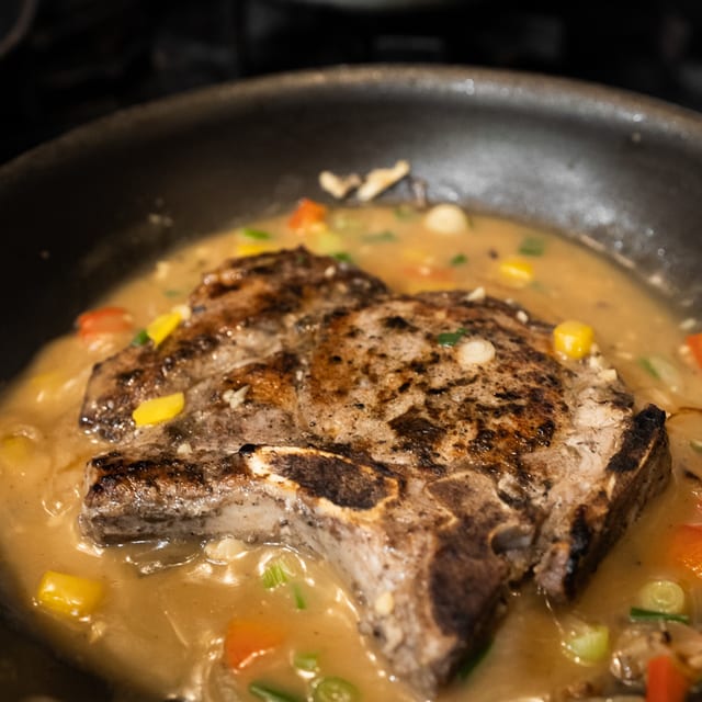 Side of Pork Chop.